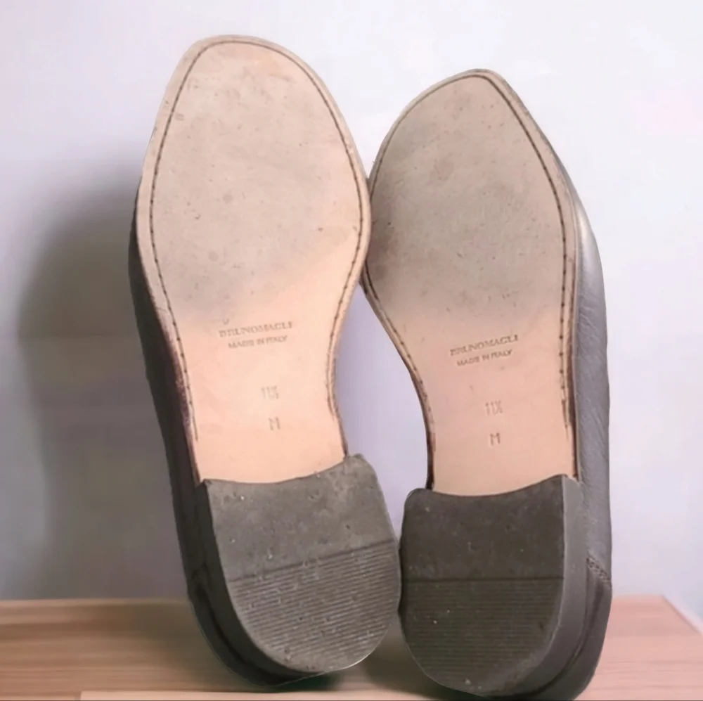 BRUNO MAGLI Italy Horsebit Loafers Men 11.5 Italian Leather Designer Dress Shoes